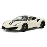 Henson & Heaven Ferrari 2018 488 Pista Off-White 1:18 – Sammelobjekt-Resin-Modellharz
