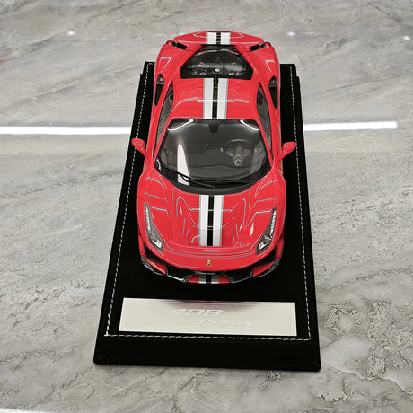 Henson & Heaven Ferrari 2018 488 Pista Rosso Corsa 1:18 – Collectible Resin Model Resin