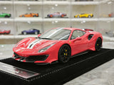 Henson & Heaven Ferrari 2018 488 Pista Rosso Corsa 1:18 – samlarresinmodellresin