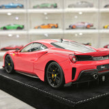 Henson & Heaven Ferrari 2018 488 Pista Rosso Corsa 1:18 – samlarresinmodellresin