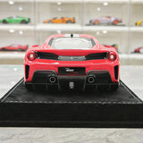 Henson & Heaven Ferrari 2018 488 Pista Rosso Corsa 1:18 – samlarresinmodellresin