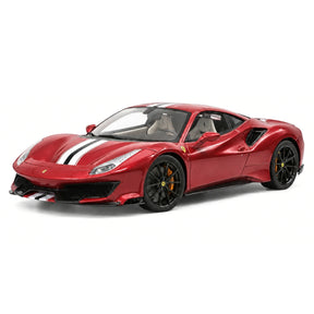 Henson & Heaven Ferrari 2018 488 Pista Rosso Vulcano 1:18 – Sammelobjekt-Resin-Modellharz