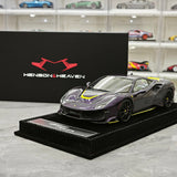 Henson & Heaven Ferrari 2018 488 피스타 비올라 홍콩 1:18 – 수집용 레진 모델 레진