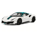 Henson & Heaven Ferrari 2018 488 피스타 화이트 그린 1:18 – 수집용 레진 모델 레진