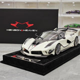 [Henson & Heaven] 1:18 Ferrari 2018 FXX-K EVO valkoinen pienoismalli Hartsi