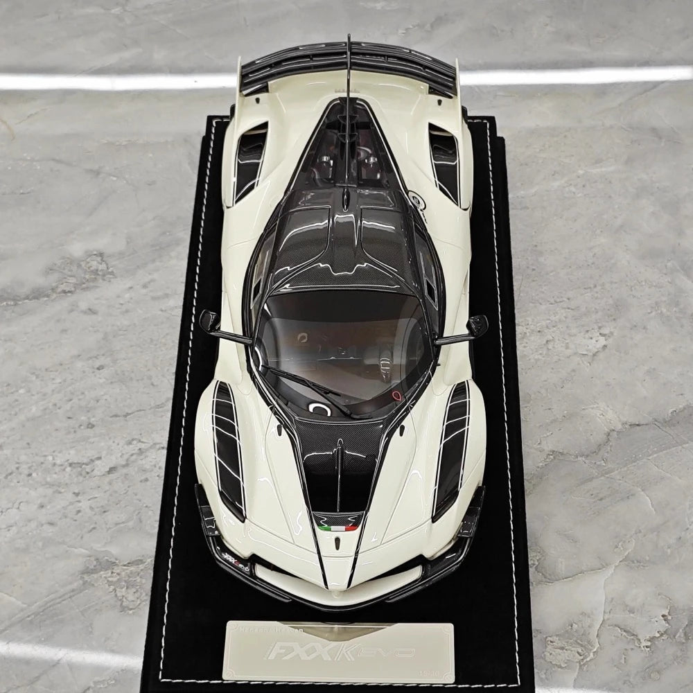 [Henson & Heaven] 1:18 Ferrari 2018 FXX-K EVO bianco modellino di auto resina