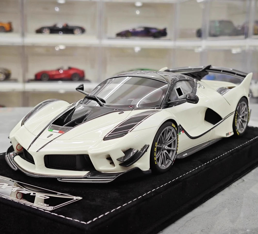 [Henson & Heaven] 1:18 Ferrari 2018 FXX-K EVO bianco modellino di auto resina