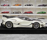 [Henson & Heaven] 1:18 Ferrari 2018 FXX-K EVO valkoinen pienoismalli Hartsi