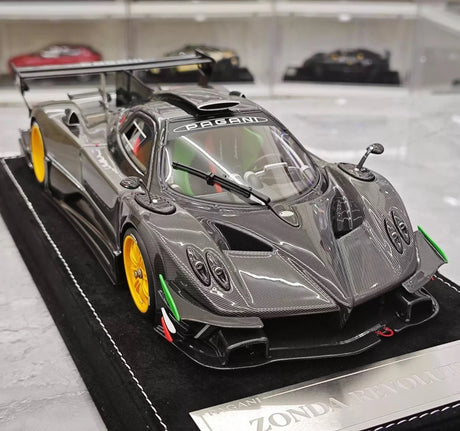 [Henson & Heaven] 1:18 Pagani 2010 Zonda R Evolution zwart modelauto Hars