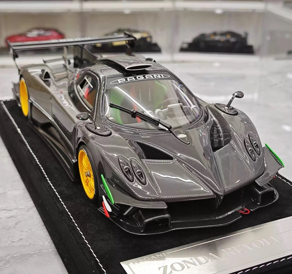 [Henson & Heaven] 1:18 Pagani 2010 Zonda R Evolution Black Model Car Resin