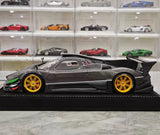 [Henson & Heaven] 1:18 Pagani 2010 Zonda R Evolution zwart modelauto Hars