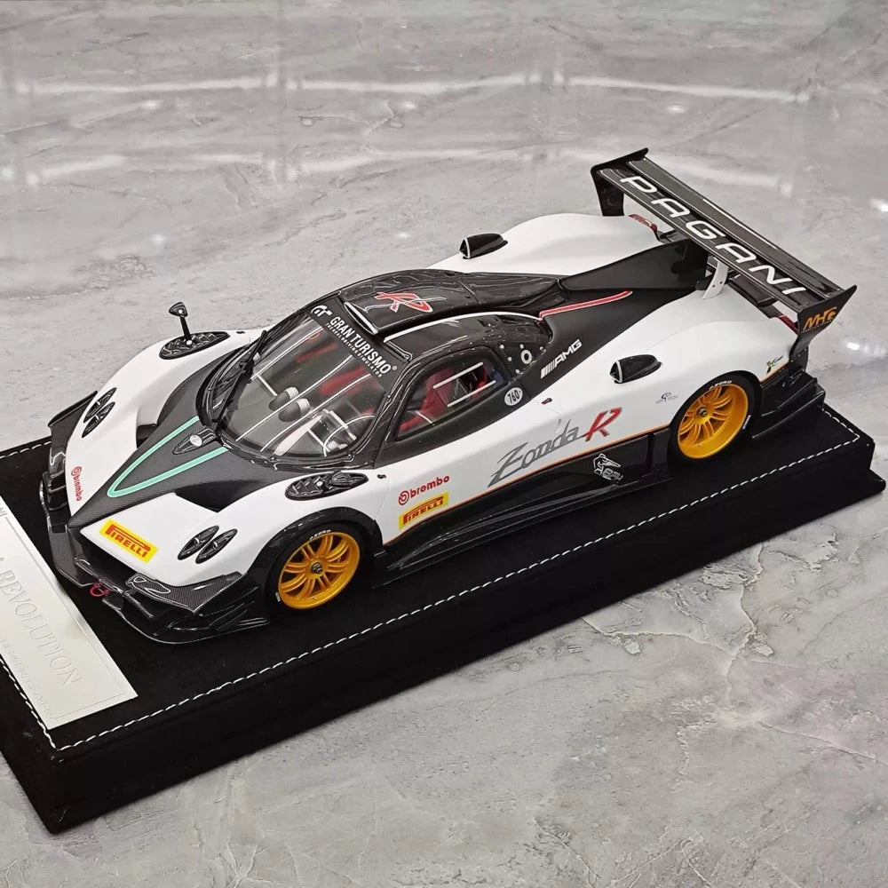 [Henson & Heaven] 1:18 Pagani 2010 Zonda R Evolution White Model Car Resin