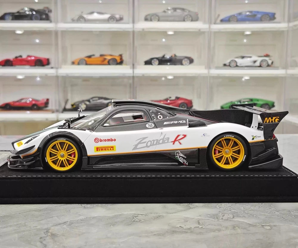 [Henson & Heaven] 1:18 Pagani 2010 Zonda R Evolution bianco modellino di auto resina
