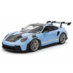 [Henson & Heaven] 1:18 Porsche 2023 992.1 GT3 RS Blue Model Car Resin