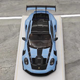 [Henson & Heaven] 1:18 Porsche 2023 992.1 GT3 RS Blue Model Car Resin
