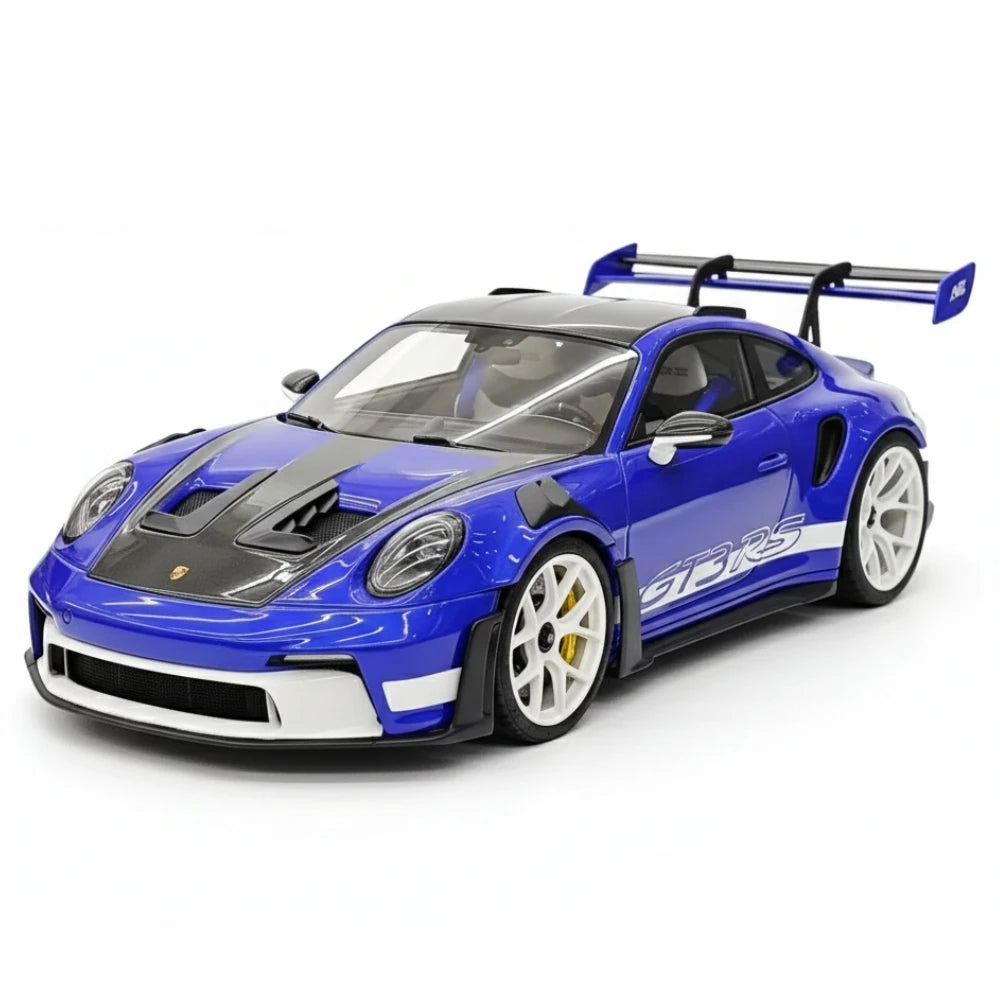 [Henson & Heaven] 1:18 Porsche 2023 992.1 GT3 RS Deep blauw modelauto Hars