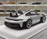 [Henson & Heaven] 1:18 Porsche 2023 992.1 GT3 RS argent voiture miniature Resin