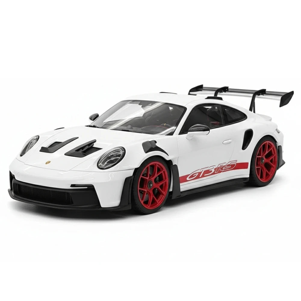[Henson & Heaven] 1:18 Porsche 2023 992.1 GT3 RS White Model Car Resin