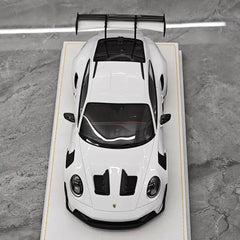 [Henson & Heaven] 1:18 Porsche 2023 992.1 GT3 RS White Model Car Resin