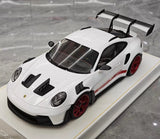 [Henson & Heaven] 1:18 Porsche 2023 992.1 GT3 RS White Model Car Resin
