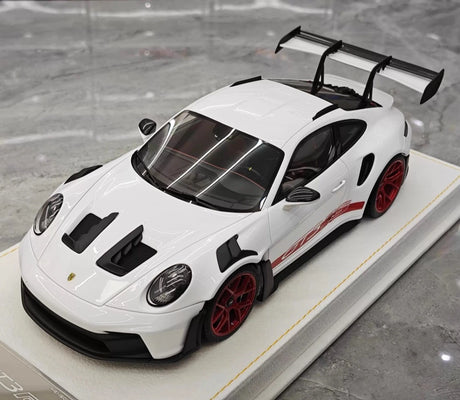 [Henson & Heaven] 1:18 Porsche 2023 992.1 GT3 RS White Model Car Resin