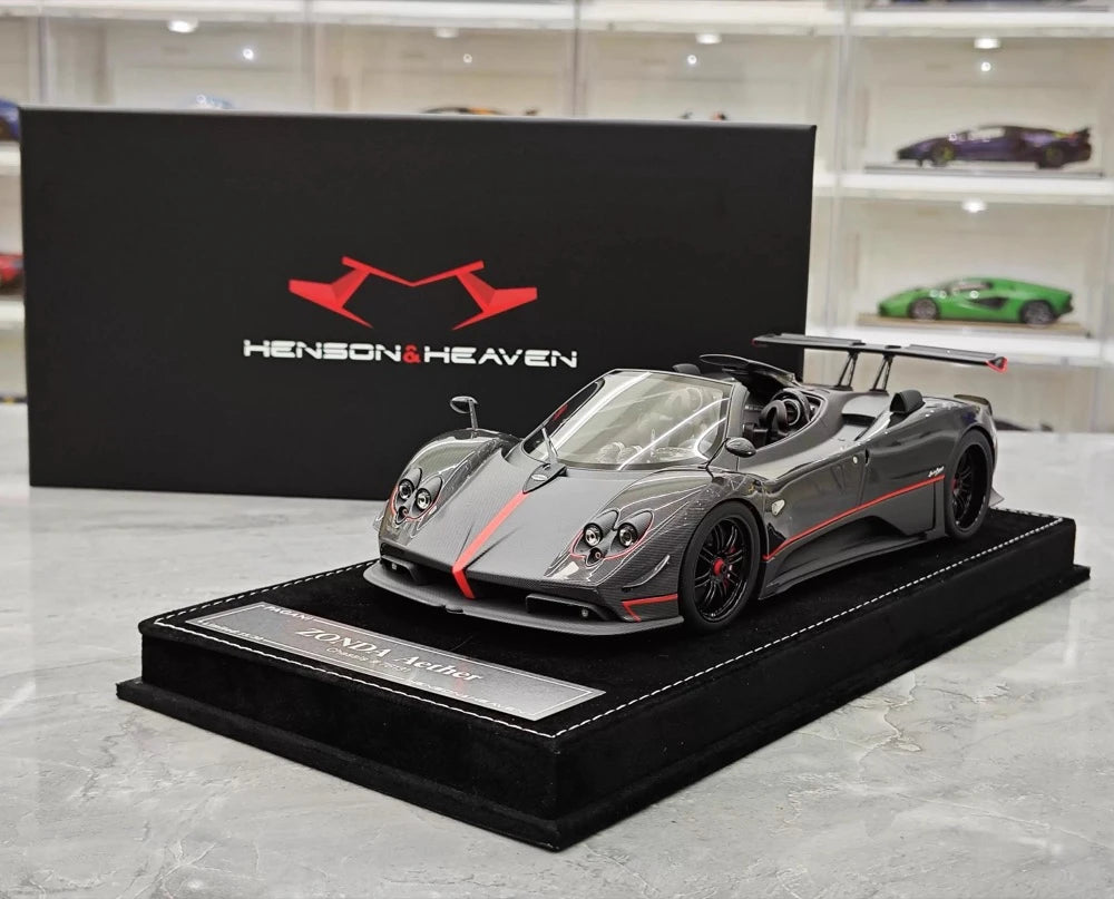 [Henson & Heaven] 1:18 Pagani 2016 Zonda 760 Roadster Achille Model Car Resin