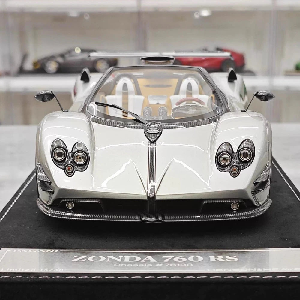 [Henson & Heaven] 1:18 Pagani 2016 Zonda 760 Roadster RS Model Car Resin