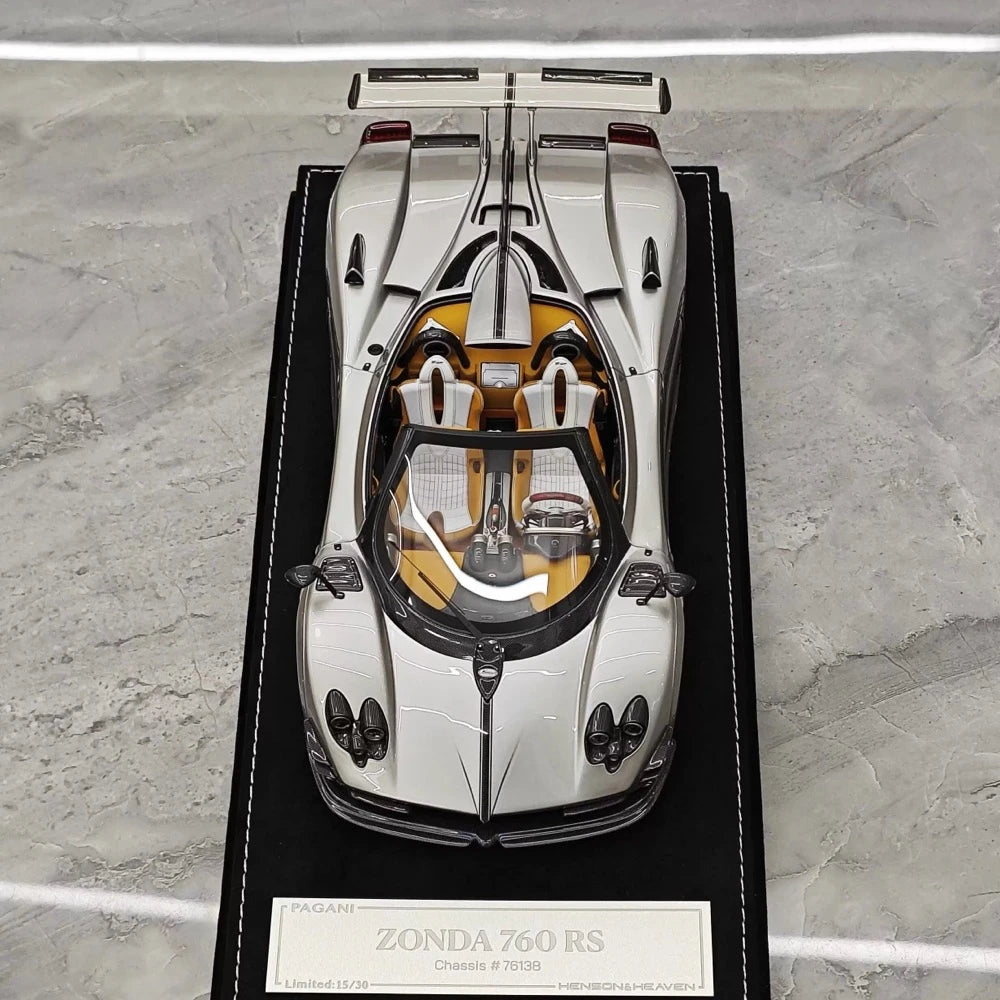 [Henson & Heaven] 1:18 Pagani 2016 Zonda 760 Roadster RS Model Car Resin