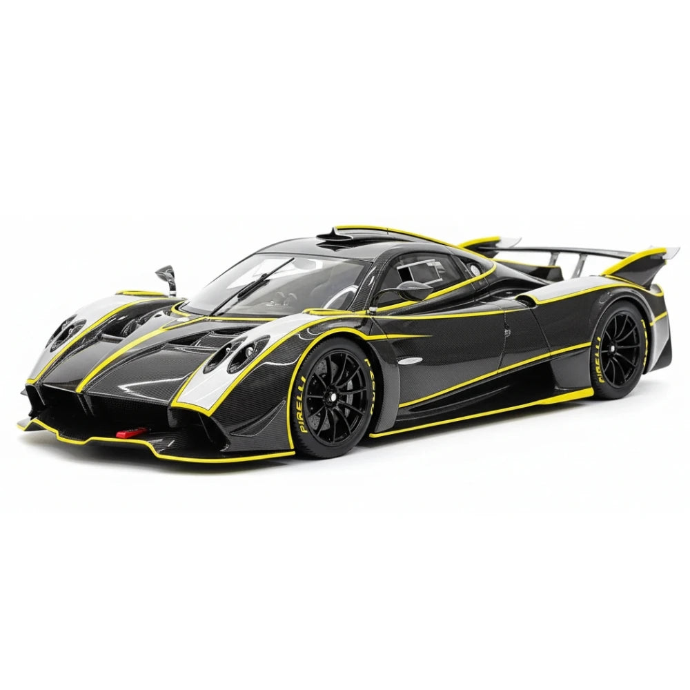 [Henson & Heaven] 1:18 Pagani 2020 Huayra R zwart Carbon modelauto Hars