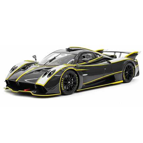 [Henson & Heaven] 1:18 Pagani 2020 Huayra R Black Carbon Model Car Resin