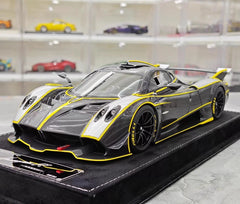 [Henson & Heaven] 1:18 Pagani 2020 Huayra R Black Carbon Model Car Resin