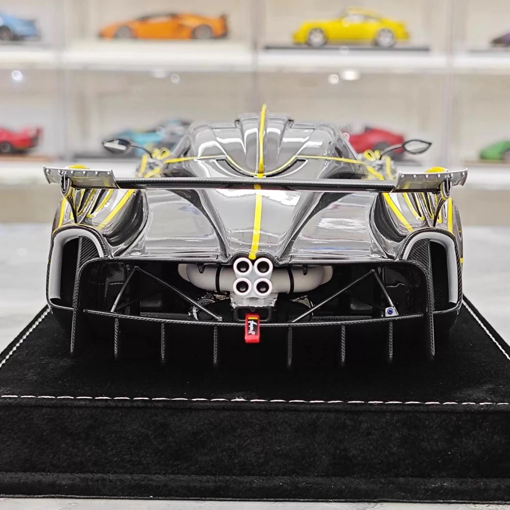 [Henson & Heaven] 1:18 Pagani 2020 Huayra R zwart Carbon modelauto Hars