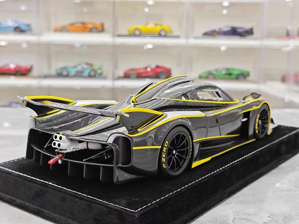 [Henson & Heaven] 1:18 Pagani 2020 Huayra R zwart Carbon modelauto Hars