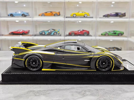 [Henson & Heaven] 1:18 Pagani 2020 Huayra R Black Carbon Model Car Resin