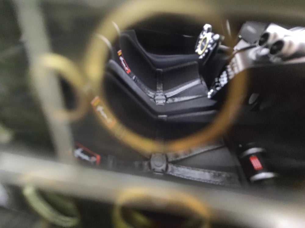 [Henson Heaven] 1:18 Pagani 2020 Huayra R ブラック カーボン Racing #1 Livery レジン / Closed Body
