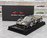 [Henson Heaven] 1:18 Pagani 2020 Huayra R ブラック カーボン Racing #1 Livery レジン / Closed Body