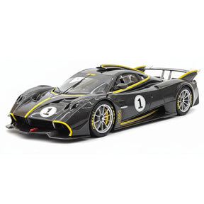 [Henson Heaven] 1:18 Pagani 2020 Huayra R ブラック カーボン Racing #1 Livery レジン / Closed Body