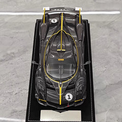 [Henson Heaven] 1:18 Pagani 2020 Huayra R Black Carbon Racing #1 Livery Resin / Closed Body
