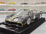 [Henson Heaven] 1:18 Pagani 2020 Huayra R ブラック カーボン Racing #1 Livery レジン / Closed Body