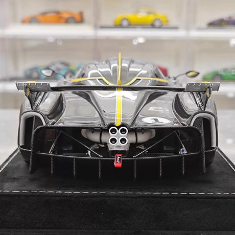 [Henson Heaven] 1:18 Pagani 2020 Huayra R Black Carbon Racing #1 Livery Resin / Closed Body