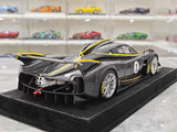 [Henson Heaven] 1:18 Pagani 2020 Huayra R ブラック カーボン Racing #1 Livery レジン / Closed Body