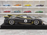 [Henson Heaven] 1:18 Pagani 2020 Huayra R ブラック カーボン Racing #1 Livery レジン / Closed Body