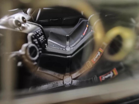 [Henson & Heaven] 1:18 Pagani 2020 Huayra R Matt Blue Grey Model Car Resin