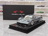 [Henson & Heaven] 1:18 Pagani 2020 Huayra R Matt bleu gris voiture miniature Resin