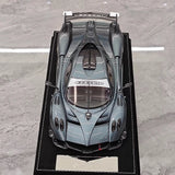 [Henson & Heaven] 1:18 Pagani 2020 Huayra R Matt bleu gris voiture miniature Resin