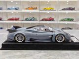 [Henson & Heaven] 1:18 Pagani 2020 Huayra R Matt bleu gris voiture miniature Resin