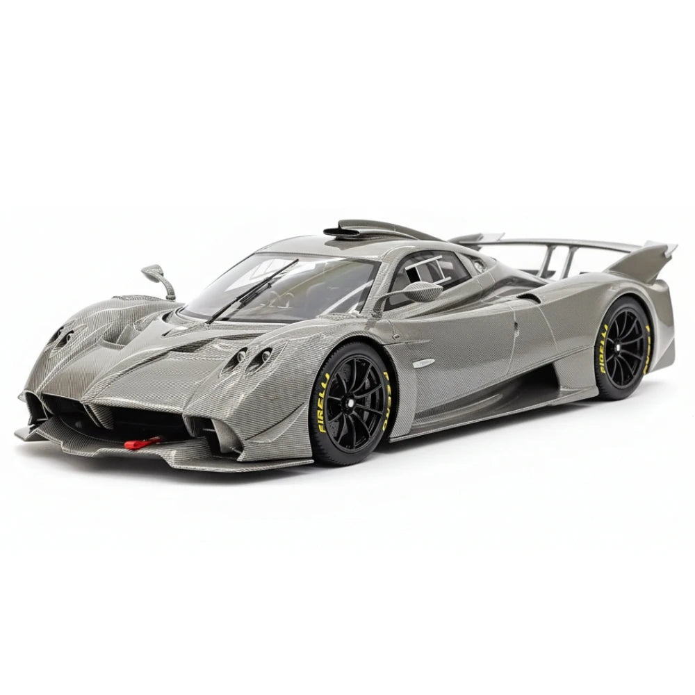 [Henson & Heaven] 1:18 Pagani 2020 Huayra R Silver Carbon Model Car Resin