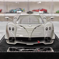 [Henson & Heaven] 1:18 Pagani 2020 Huayra R Silver Carbon Model Car Resin