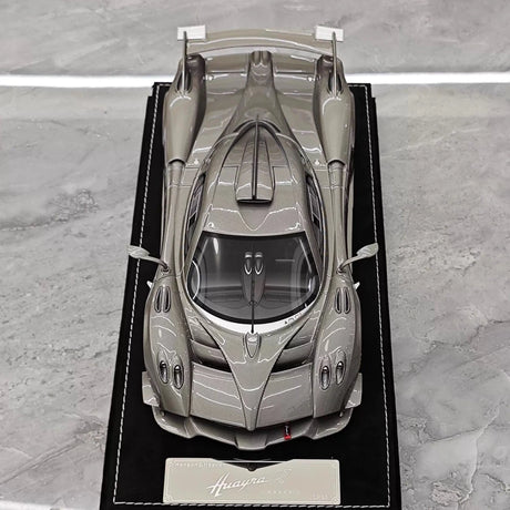 [Henson & Heaven] 1:18 Pagani 2020 Huayra R Silver Carbon Model Car Resin