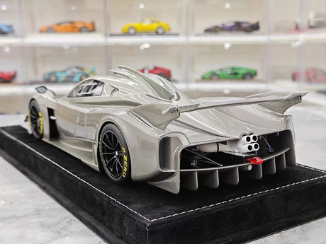 [Henson & Heaven] 1:18 Pagani 2020 Huayra R Silver Carbon Model Car Resin